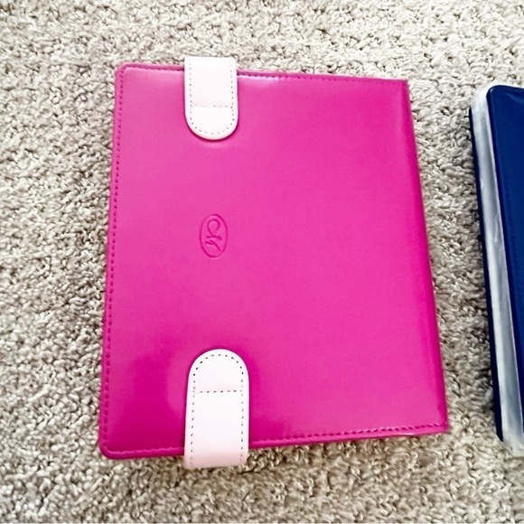 Creative Memories Pink Blue Picfolio Minutes Photo Album 4x6 Easel Baby Lot 2x - Picture 4 of 16